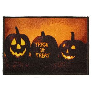 Novelty 46 Spooky House Scary Trick Or Treat Door Mat Pack of Two  40cmX60cm