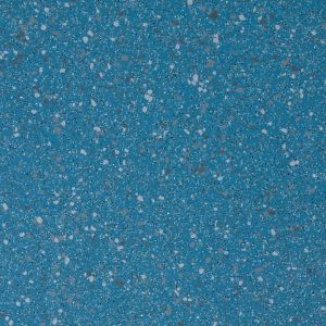 Contract Blue Speckled Effect Anti-Slip Heavy-Duty Contract Commercial Kitchen Vinyl Flooring with 2.0mm Thickness, Waterproof Linoleum Flooring