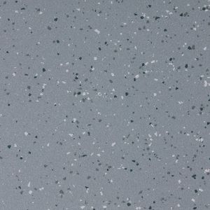 Speckled Effect Grey Slip-Resistant Contract Commercial Heavy-Duty Vinyl Flooring with 2.0mm Thickness, Waterproof Linoleum Flooring