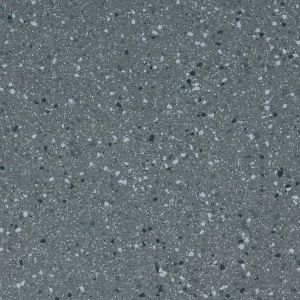 Grey Speckled Effect Non-Slip Contract Commercial Vinyl Flooring for Usage in Restaurants Kitchens, Gyms, & Hospitals with 2.2mm Thickness, Waterproof Linoleum Flooring