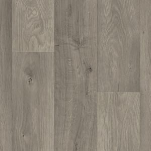 Wood Effect Grey Vinyl, Slip-Resistant Lino Flooring with 3.50mm thickness, Waterproof Vinyl for Bedroom