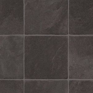Sample of Tarkett 5203058 Granite Carbon Stone Effect Slip Resistant Luxury Vinyl Flooring