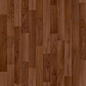 Wood Effect Brown Non-Slip Contract Commercial Vinyl Flooring for Usage in Restaurants Kitchens, Gyms, & Hospitals with 2.0mm Thickness