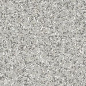 Grey Mosaic Effect Anti-Slip Contract Commercial Vinyl Flooring for Usage in Restaurants Kitchens, Gyms, & Hospitals with 2.0mm Thickness, Waterproof Linoleum Flooring