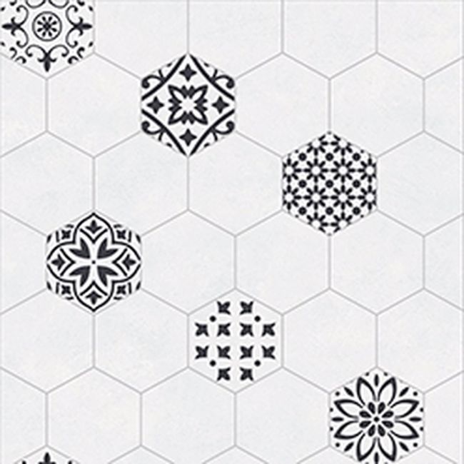 4504 Anti Slip Designer And Tile Effect, Designers Image Vinyl Floor Tile